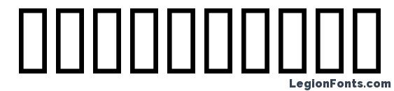Barbed Type Font, Number Fonts