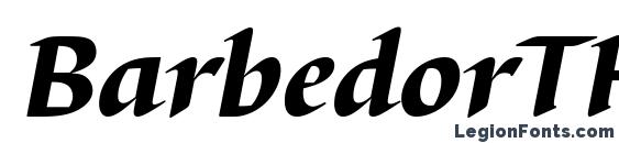 BarbedorTHea Italic Font