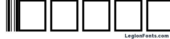 Шрифт Barcoder Normal, Шрифты для штрих-кода