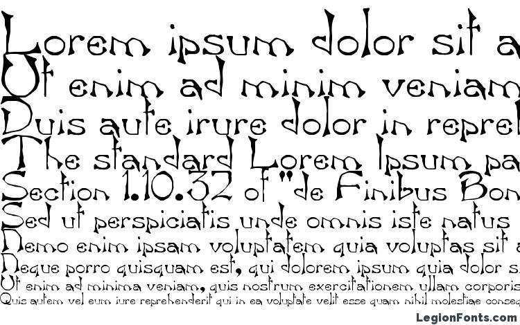 specimens Bard font, sample Bard font, an example of writing Bard font, review Bard font, preview Bard font, Bard font