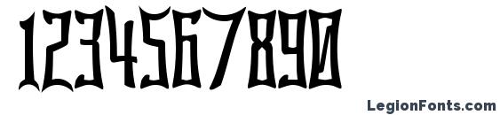 Bardour Font, Number Fonts