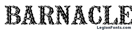 шрифт BARNACLE, бесплатный шрифт BARNACLE, предварительный просмотр шрифта BARNACLE