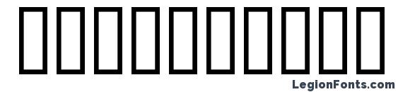 Barnett device Font, Number Fonts