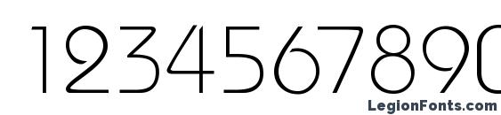 Шрифт BaronLightDB Normal, Шрифты для цифр и чисел