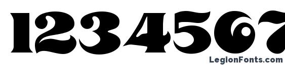 Barracon Display SSi Font, Number Fonts