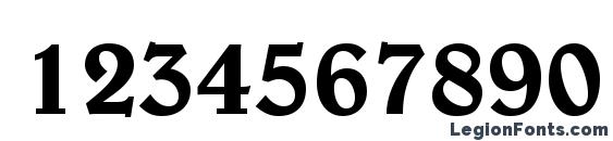 Barrister SSi Font, Number Fonts