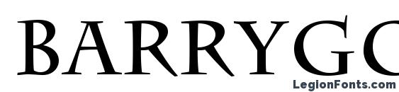 Barrygothicc bold Font
