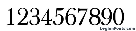 Bartholomew Normal Font, Number Fonts