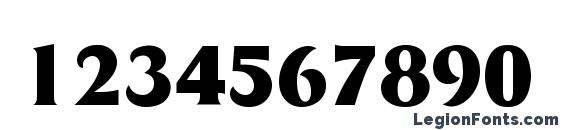 Baryon Display SSi Font, Number Fonts