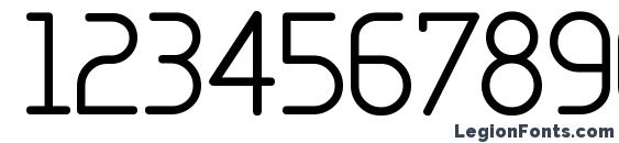 Шрифт Base 4, Шрифты для цифр и чисел