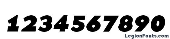 BaseTwSansSmallCaps Bold Italic Font, Number Fonts