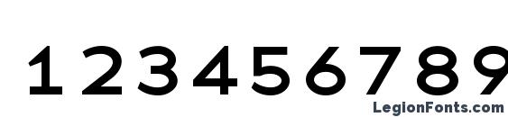 BaseTwSerifSmallCaps Regular Font, Number Fonts