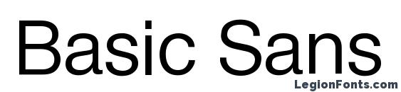 шрифт Basic Sans SF, бесплатный шрифт Basic Sans SF, предварительный просмотр шрифта Basic Sans SF