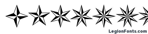 Basic Star Font, Number Fonts