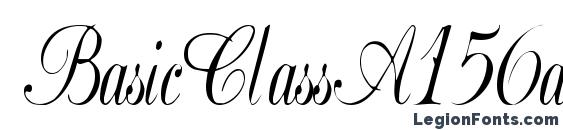 BasicClassA156a Regular ttcon font, free BasicClassA156a Regular ttcon font, preview BasicClassA156a Regular ttcon font