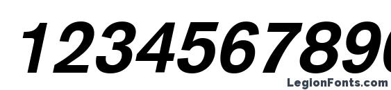 BasicCommercial LT Bold Italic Font, Number Fonts