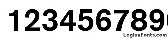 BasicCommercial LT Bold Font, Number Fonts