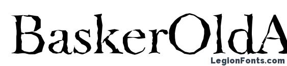 BaskerOldAntique Regular Font