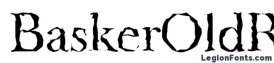 BaskerOldRandom Regular Font