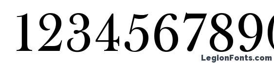 BaskerOldSerial Medium Regular Font, Number Fonts