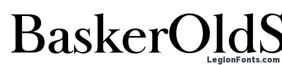 BaskerOldSerial Medium Regular Font