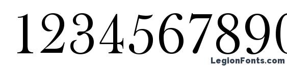 BaskerOldSerial Regular Font, Number Fonts