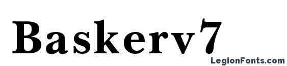 Baskerv7 font, free Baskerv7 font, preview Baskerv7 font