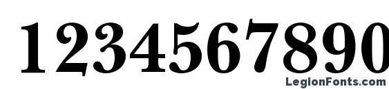 Baskerville Black SSi Bold Font, Number Fonts