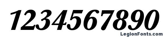 Baskerville BoldItalic Font, Number Fonts