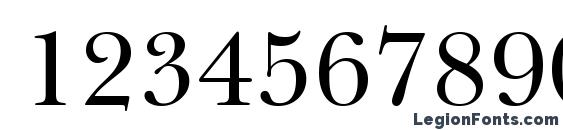 Baskerville BT Font, Number Fonts