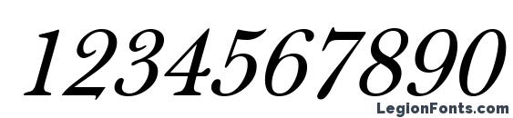 Baskerville Classico Italic Font, Number Fonts