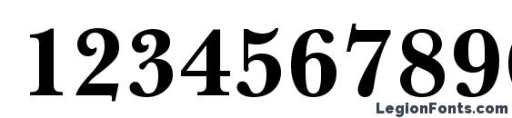 Baskerville Cyrillic Bold Font, Number Fonts