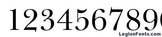 Baskerville Cyrillic Upright Font, Number Fonts