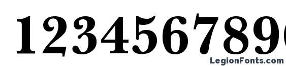 Baskerville Greek Bold Font, Number Fonts