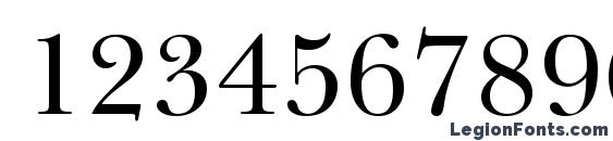 Baskerville Greek Upright Font, Number Fonts