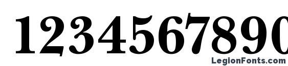 Baskerville Handcut BOLD Font, Number Fonts