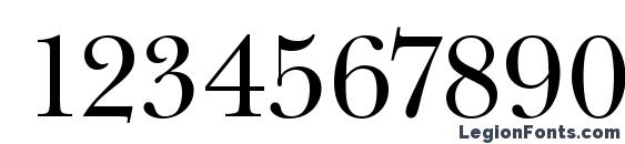 Шрифт Baskerville Handcut, Шрифты для цифр и чисел