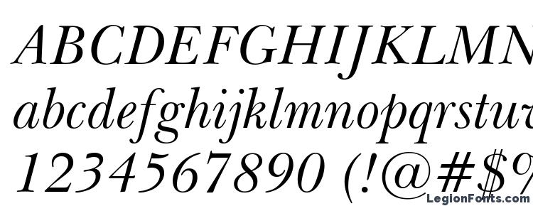 glyphs Baskerville Italic Win95BT font, сharacters Baskerville Italic Win95BT font, symbols Baskerville Italic Win95BT font, character map Baskerville Italic Win95BT font, preview Baskerville Italic Win95BT font, abc Baskerville Italic Win95BT font, Baskerville Italic Win95BT font