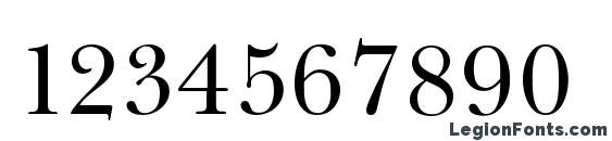 Baskerville Normal Font, Number Fonts