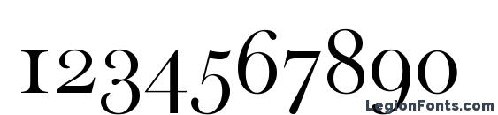 Baskerville Old Face Caps Regular Font, Number Fonts