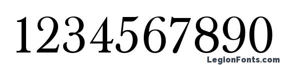 Baskerville Regular Font, Number Fonts