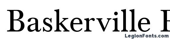 Baskerville Regular Font