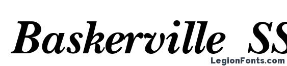 Шрифт Baskerville SSi Semi Bold Italic