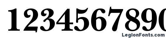 BaskervilleNovaTwo Bold Font, Number Fonts
