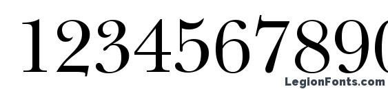 BaskervilleNovaTwo Regular Font, Number Fonts