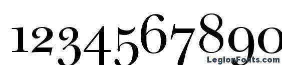 BaskervilleNovaTwoSmc Regular Font, Number Fonts