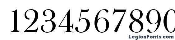 BaskervilleOldStyle Regular Font, Number Fonts