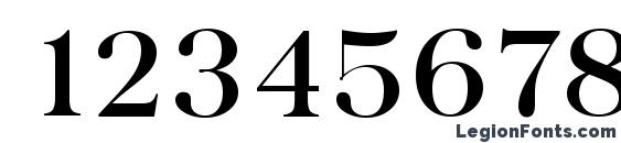 BaskervilleSerial Medium Regular Font, Number Fonts