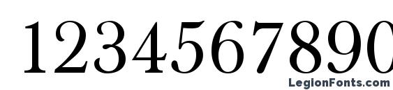 BaskervilleTwo Regular Font, Number Fonts