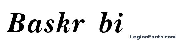 Baskr bi font, free Baskr bi font, preview Baskr bi font